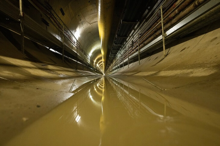 Tunel metra przy stacji Chrzanów. Fot. Metro Warszawskie, źródło UM Warszawa